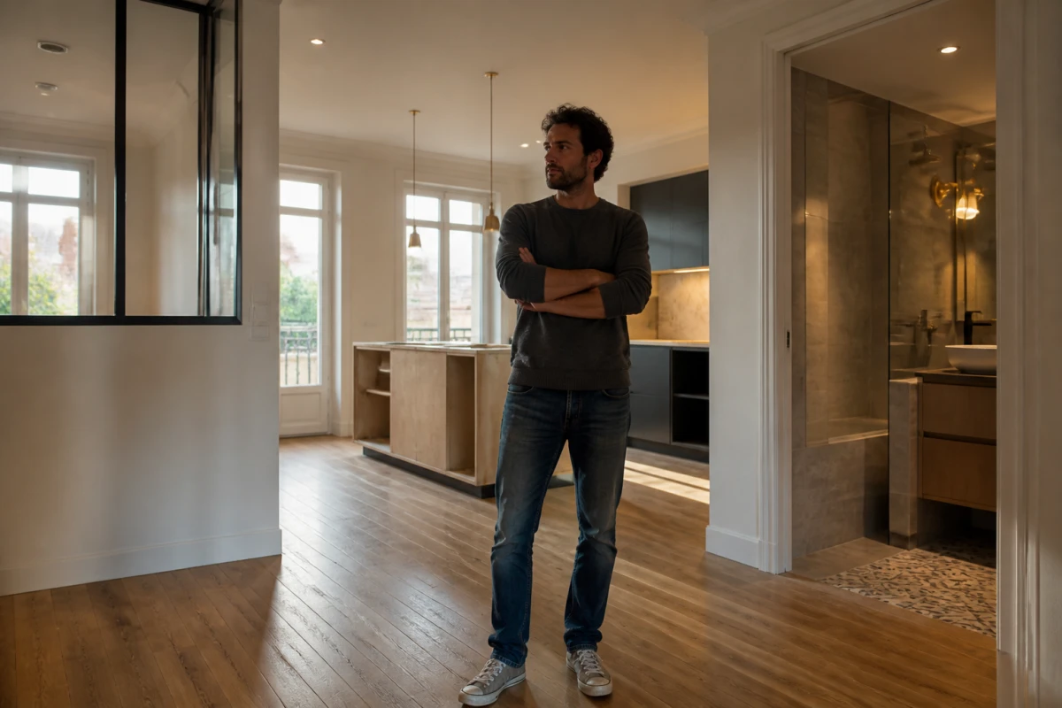 Rénovation complète appartement Gentilly